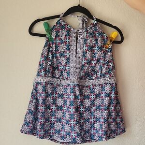 24th And Ocean Halter Tankini Swim Top 22w